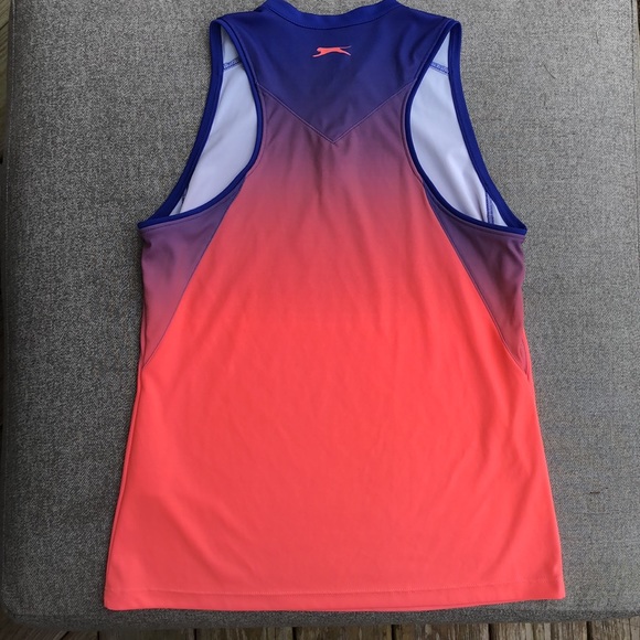 Worn once! SLAZENGER Golf Ombré 1/4 Zip Top - Picture 5 of 6